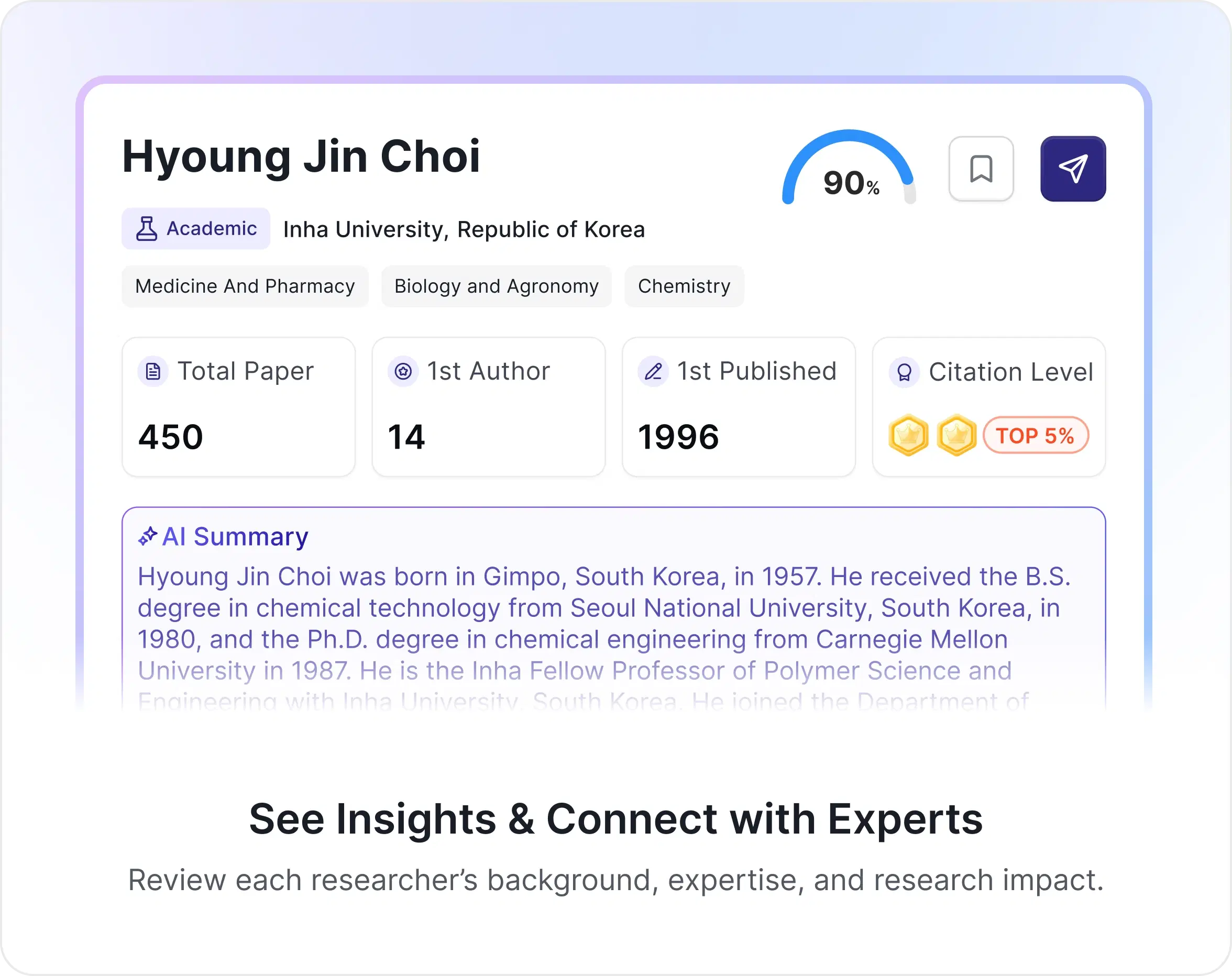 See Insights & Connect with Experts